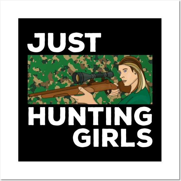 Just Hunting Girls Wall Art by DiegoCarvalho